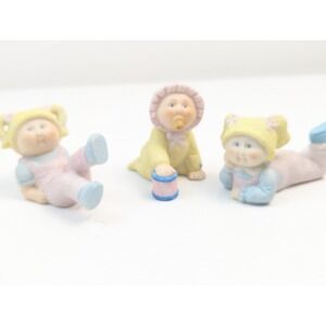 Cabbage Patch Kids Porcelain Figurines 1984 OAA Inc 84 Edition Taiwan Set of 3‎